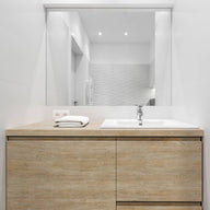 Bleached Grey Oak houtlook interieurfolie toegepast in interieur